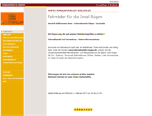 Tablet Screenshot of fahrradverleih-ruegen.de